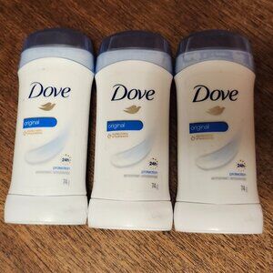 DOVE Original Scent Antiperspirant Lot of 3 BNIP